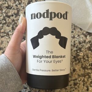 Nodpod Black Weighted Eye Blanket